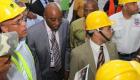 President Michel Martelly supervise les travaux de rehabilitation et de renovation de l'Aeroport International Toussaint Louverture