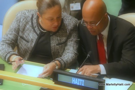 Haiti President Martelly at UN General Assembly