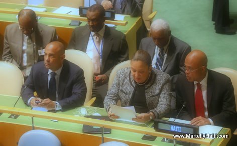 Haiti President Martelly at UN General Assembly