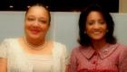PHOTO: Haiti First Lady Sophia Martelly and Candida de Medina, first lady of the Dominican Republic