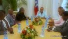 PHOTO: Haiti - President Martelly en conversation avec les membres de Religions pour la Paix