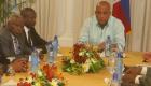 PHOTO: Haiti - President Martelly meeting with Haitian Senators 01 October 2014