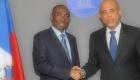 PHOTO: Haiti - President Michel Martelly et PM Evans Paul