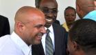 PHOTO: Prime Ministers Laurent Lamothe and Evans Paul at Marriott Hotel Inauguration