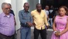 PHOTO: Haiti PM Evans Paul vizite cine triomphe ak Kiosque Occide Jeanty sou Champs-de-Mars