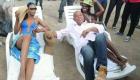 PHOTO: Haiti - President Martelly ap gaye pay li a la Plage...