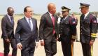 PHOTO: Haiti - President Francois Hollande ap kite peyi d'Haiti