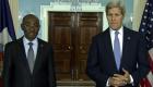PHOTO: Haiti PM Evans Paul meets US Secretary of State John Kerry