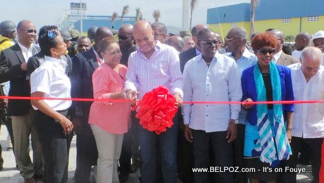 PHOTO: Haiti - President Martelly Inauguration infrastructures socio-communautaires Wharf Jeremie