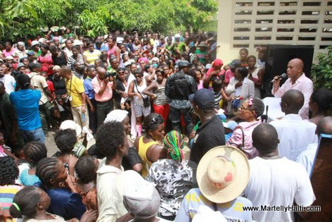 President Michel Martelly a Grand'Anse