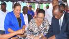 Signature d'un accord de partenariat entre le MSPP et l'Association des Grands Boucanais en presence de la Premiere Dame Sophia Martelly