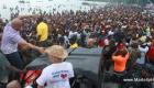 President Michel Martelly - Une foule immense a Laye