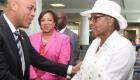 President Michel Martelly et la Commissioner du District 6, Madame Daisy W. Lynum