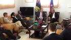Rencontre de travail entrepresident Martelly et Ric Todd, Gouverneur des Iles Turques et Caiques