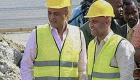 President Martelly and Prime Minister Lamothe at Delmas Road Construction site