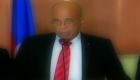 President Martelly Making a Speech before trip to Jamaica