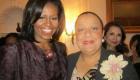 First Ladies Sophia Martelly (Haiti) and Michelle Obama (USA)