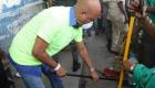 Haiti - President Martelly Cleaning the Streets