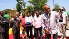 President Martelly nan Inauguration Pont Riviere Courjolle - Arcahaie Haiti