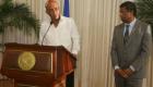 President Martelly - Immortel Dany Laferriere Reception Officielle - Palais National Haiti
