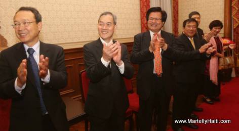 President Martelly en visite a Taiwan