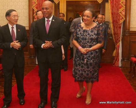 President Martelly en visite a Taiwan