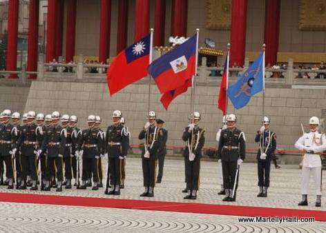 Haiti President Michel Martelly in Taiwan