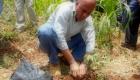 President Michel Martelly ap plante pye bwa nan Grand-Bois Haiti