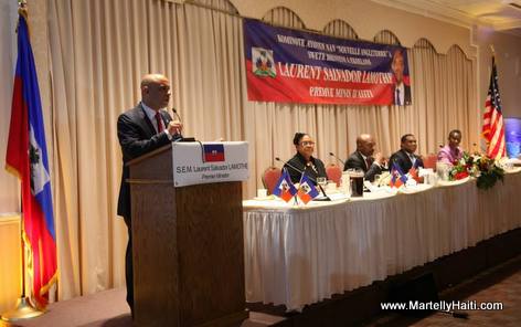 PHOTO: Haiti Prime Minister Laurent Lamothe Visit to Boston (USA)