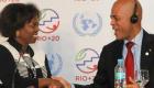 President Michel Martelly et Ertharin Cousin, Directrice executive du PAM
