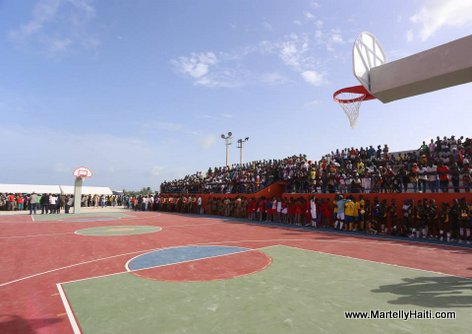 President Martelly - Inauguration Centre Sportif et Socio-culturel des Cayes