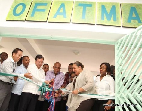 President Martelly - Inauguration Hopital OFATMA des Cayes Haiti