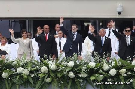 President Martelly - Panama - Investiture President Juan Carlos Varela