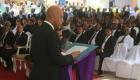 President Michel Martelly - Funerailles nationale Leslie Manigat