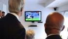 US Secretary John Kerry and Haiti President Martelly Watch World Cup Game Before Panamanian Presidential Inaugural